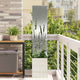Vidaxl tuin privacy screen zilver 32 x 140 cm gegalvaniseerd staal