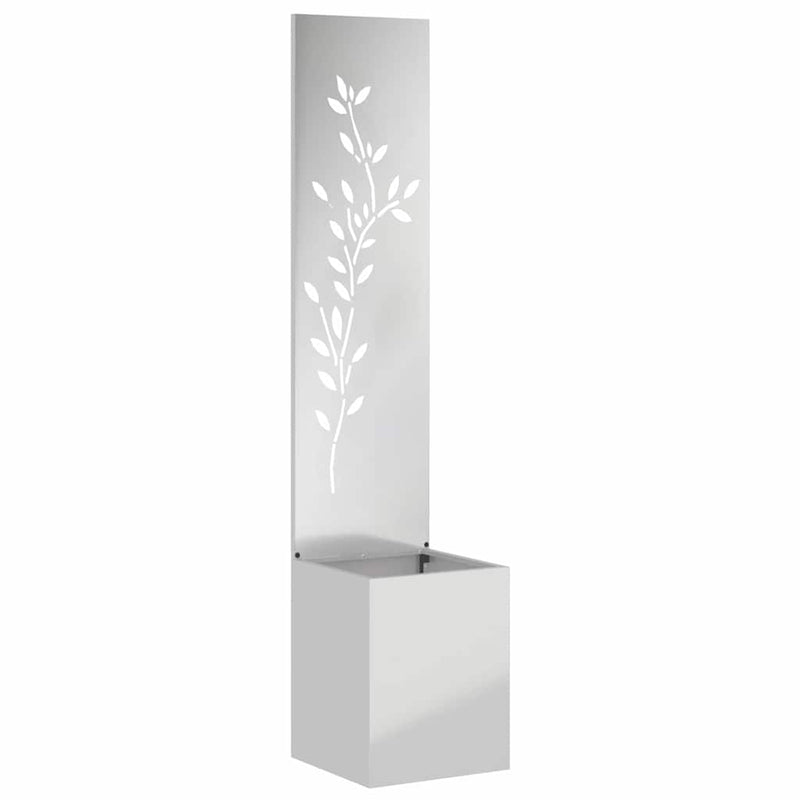 Load image into Gallery viewer, Vidaxl tuin privacy screen bloemen zilver 32 x 32 x 150 cm
