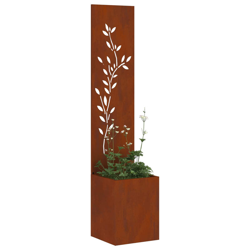 Load image into Gallery viewer, Vidaxl tuin privacy screen roestig 32 x 32 x 150 cm cortenstaal
