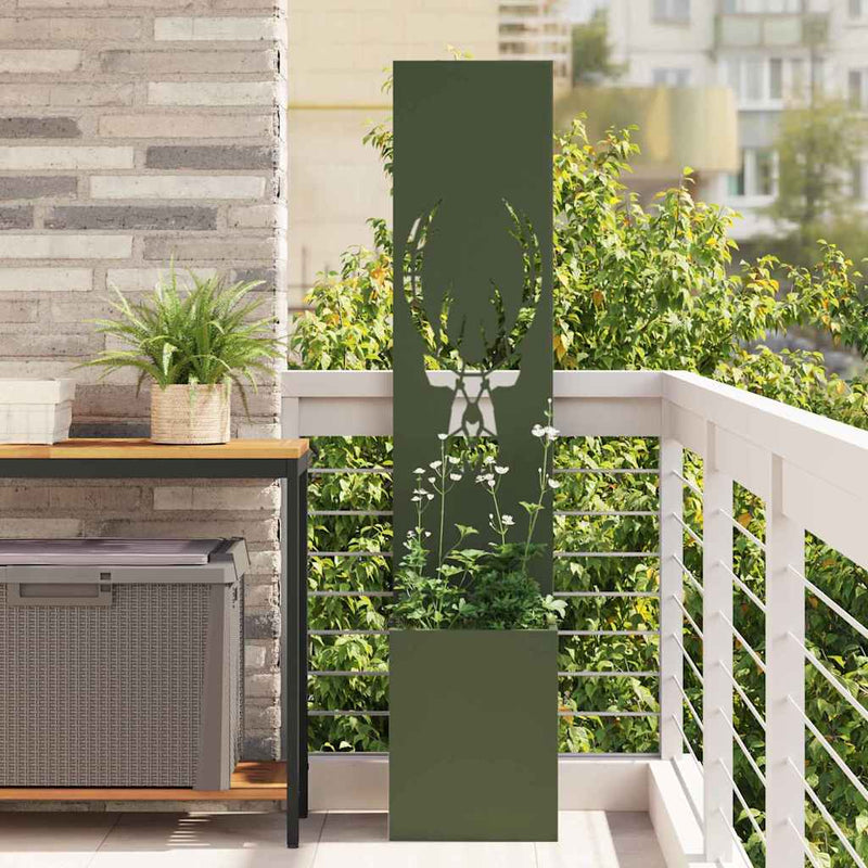 Load image into Gallery viewer, Vidaxl tuin privacy screen dierenprint olijfgroen 32 x 32 x 150 cm

