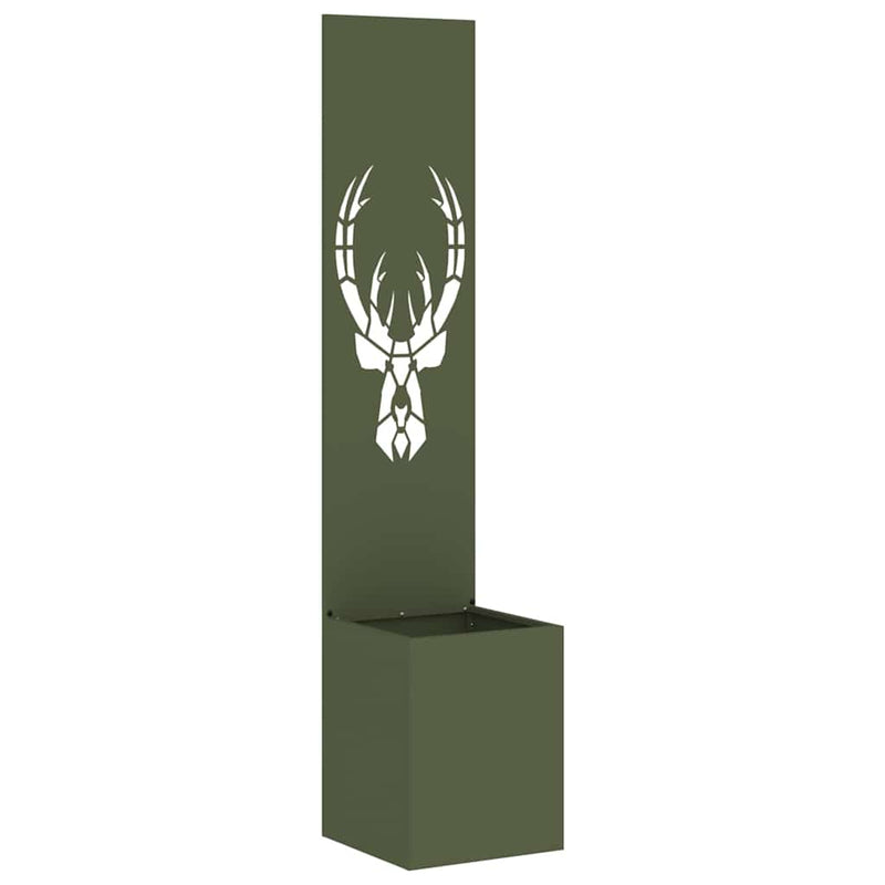 Load image into Gallery viewer, Vidaxl tuin privacy screen dierenprint olijfgroen 32 x 32 x 150 cm
