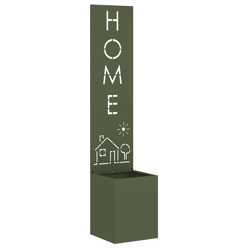 Load image into Gallery viewer, Vidaxl tuin privacy screen fretwerk olijfgroen 32 x 32 x 150 cm
