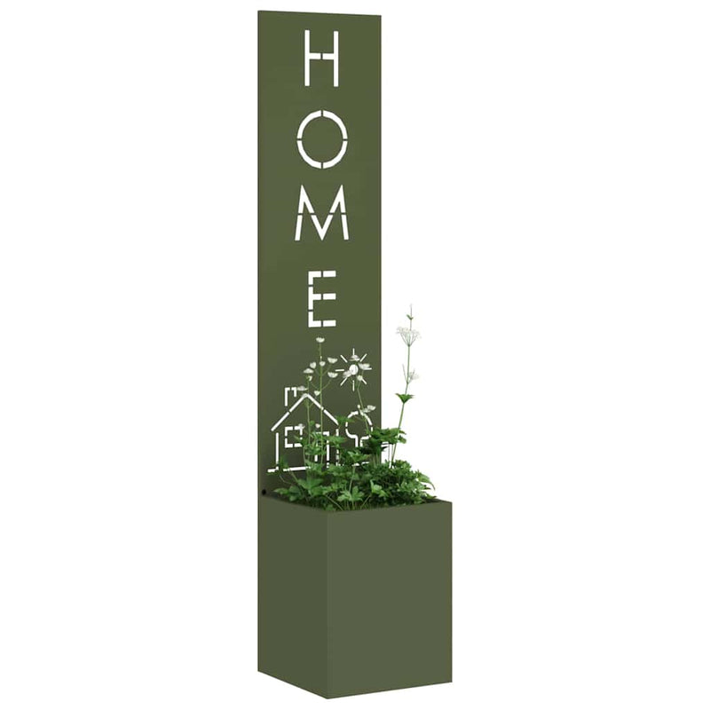 Load image into Gallery viewer, Vidaxl tuin privacy screen fretwerk olijfgroen 32 x 32 x 150 cm

