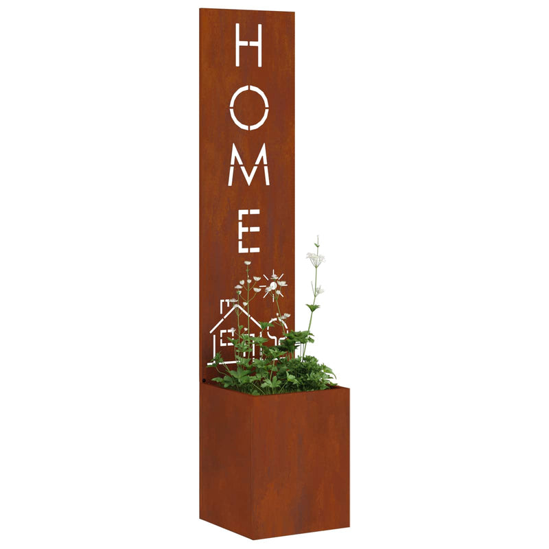 Load image into Gallery viewer, Vidaxl tuin privacy screen roestig 32 x 32 x 150 cm cortenstaal
