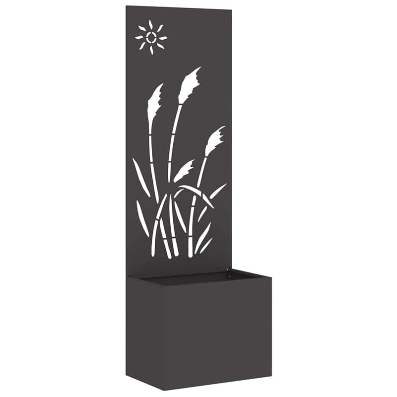 Load image into Gallery viewer, Vidaxl tuin privacy screen zwart 50 x 140 cm koudgewalst staal
