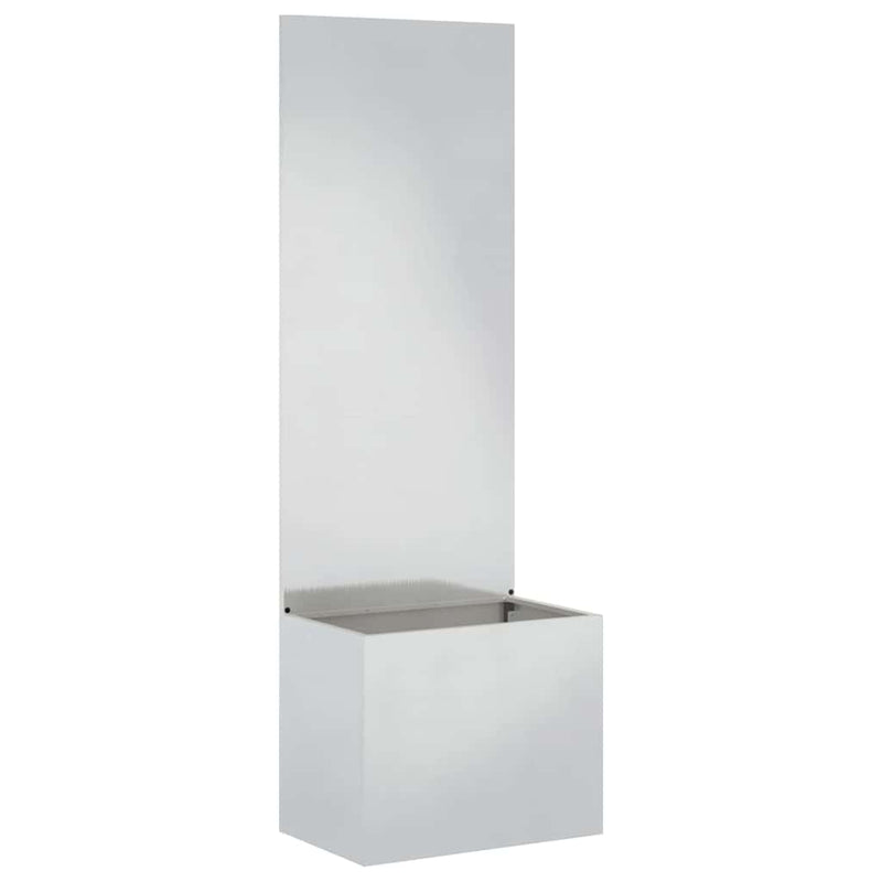 Load image into Gallery viewer, Vidaxl tuin privacy screen zilver 50 x 32 x 150 cm roestvrij staal
