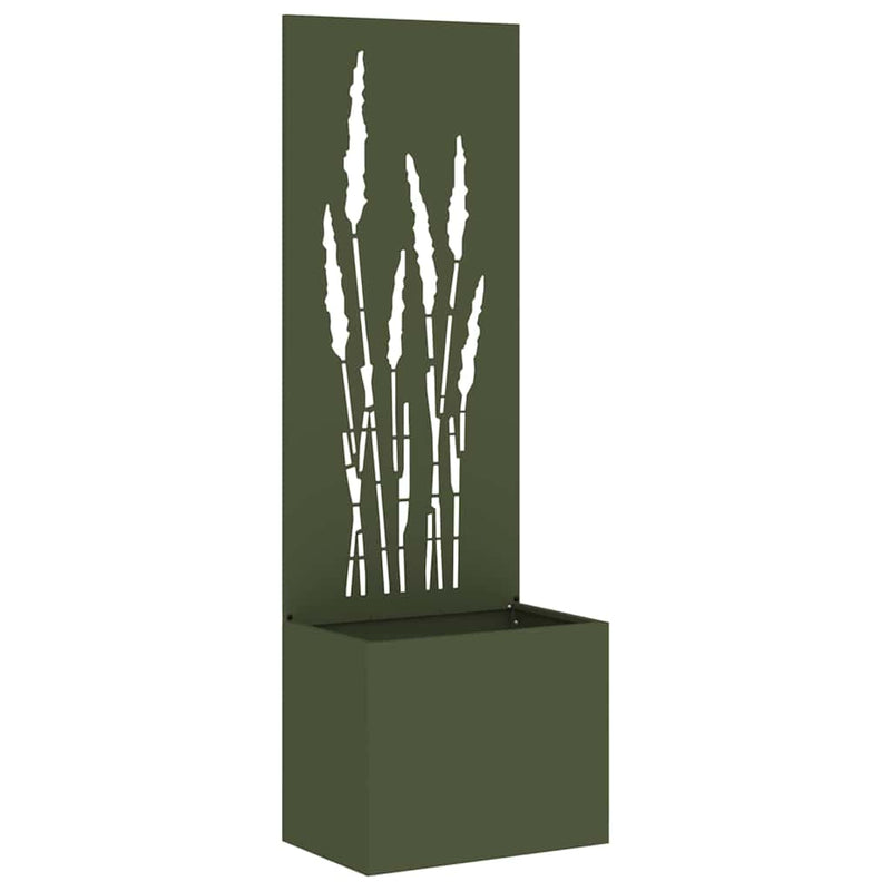Load image into Gallery viewer, Vidaxl tuin privacy screen olijfgroen 50 x 140 cm koudgewalst staal
