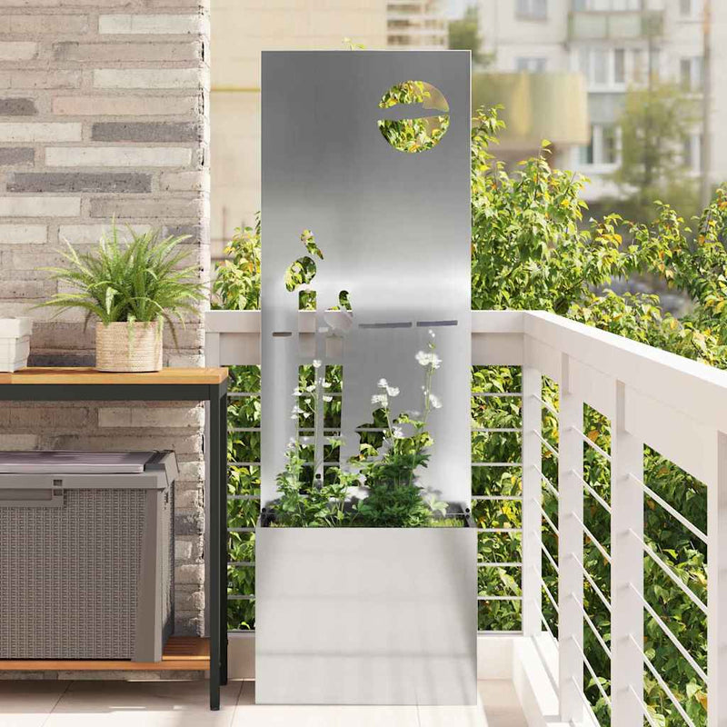 Load image into Gallery viewer, Vidaxl tuin privacy screen fretwerk zilver 50 x 32 x 150 cm
