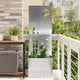 Vidaxl tuin privacy screen fretwerk zilver 50 x 32 x 150 cm