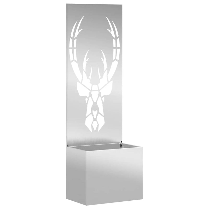 Load image into Gallery viewer, Vidaxl tuin privacy screen zilver 50 x 140 cm gegalvaniseerd staal
