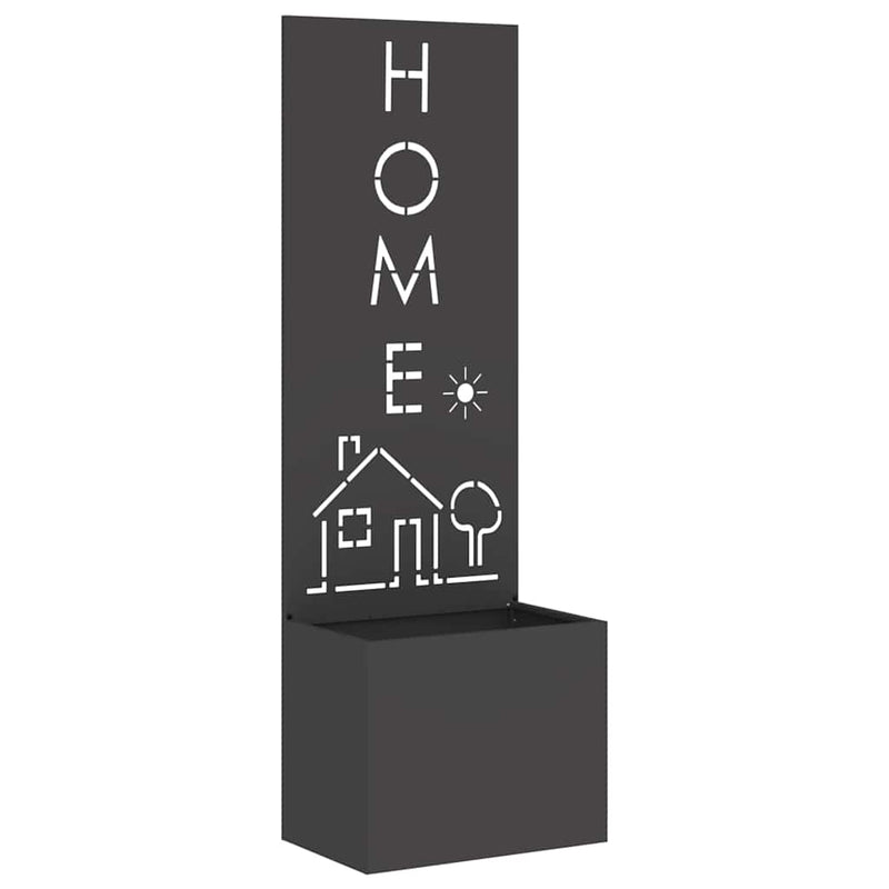 Load image into Gallery viewer, Vidaxl tuin privacy screen zwart 50 x 140 cm koudgewalst staal
