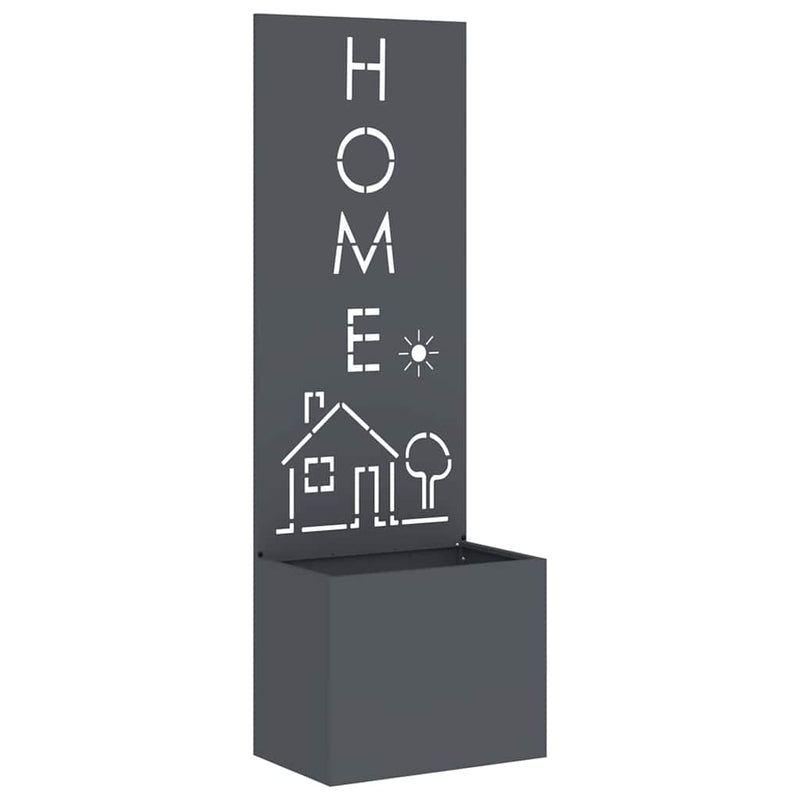 Load image into Gallery viewer, Vidaxl tuin privacy screen antraciet 50 x 140 cm koudgewalst staal
