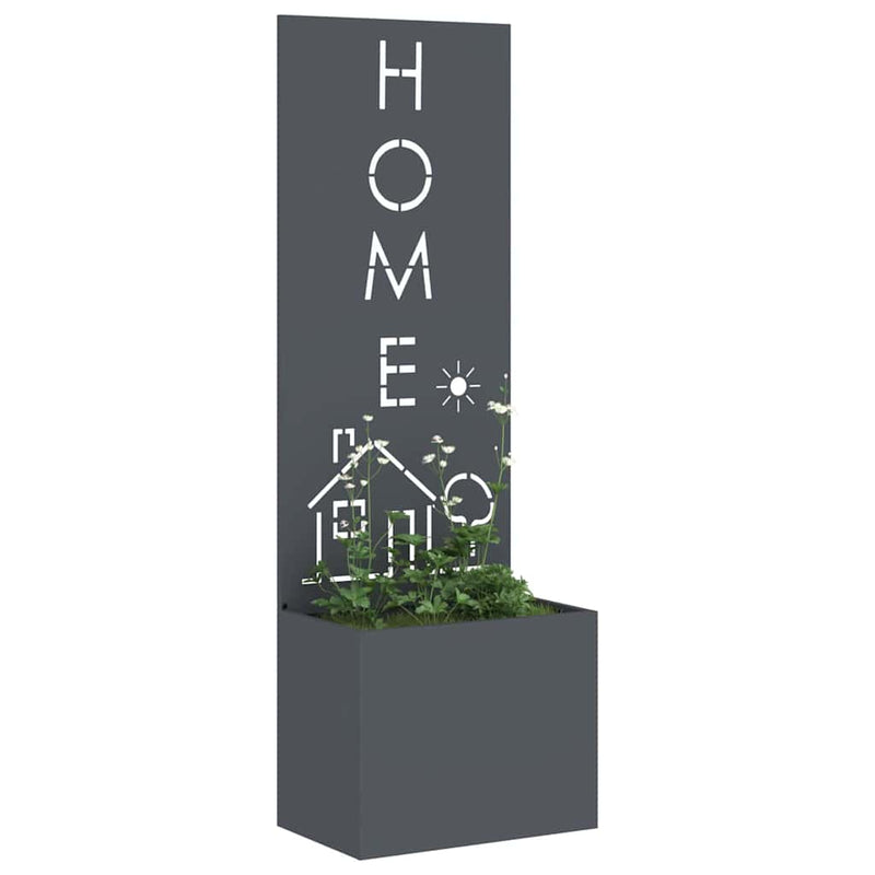 Load image into Gallery viewer, Vidaxl tuin privacy screen antraciet 50 x 140 cm koudgewalst staal

