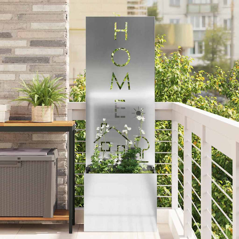 Load image into Gallery viewer, Vidaxl tuin privacy screen zilver 50 x 140 cm gegalvaniseerd staal
