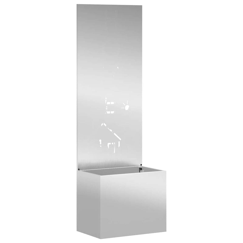 Load image into Gallery viewer, Vidaxl tuin privacy screen zilver 50 x 140 cm gegalvaniseerd staal
