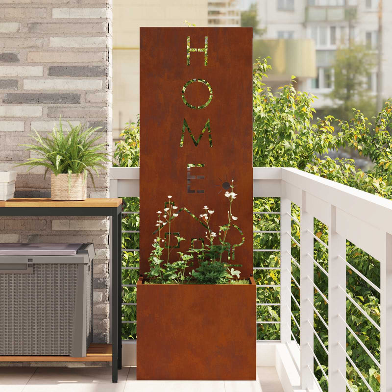 Load image into Gallery viewer, Vidaxl tuin privacy screen fretwerk roestig 50 x 140 cm cortenstaal
