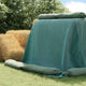 Vidaxl siloafdekking groen 6 x 5 m hdpe