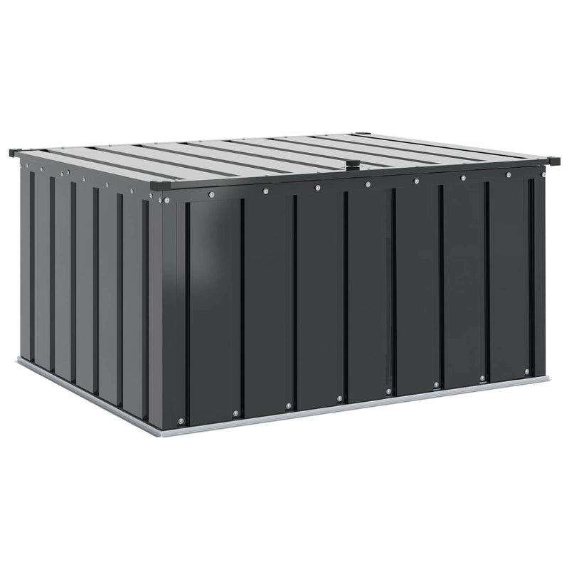 Load image into Gallery viewer, Vidaxl tuinopslagdoos zwart 101 x 82 x 50 cm staal
