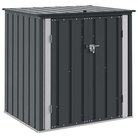 Vidaxl tuinopslagdoos zwart 101,5 x 82 x 100 cm staal