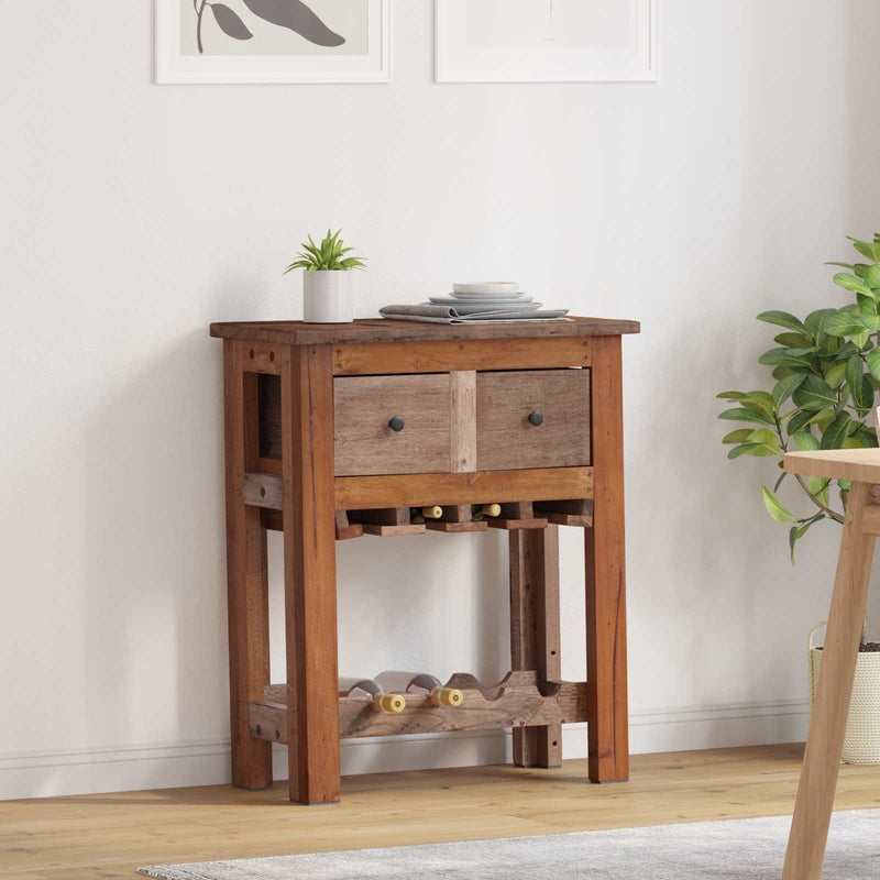 Load image into Gallery viewer, Vidaxl kast bruin 60 x 30 x 70 cm massief gerecycled hout

