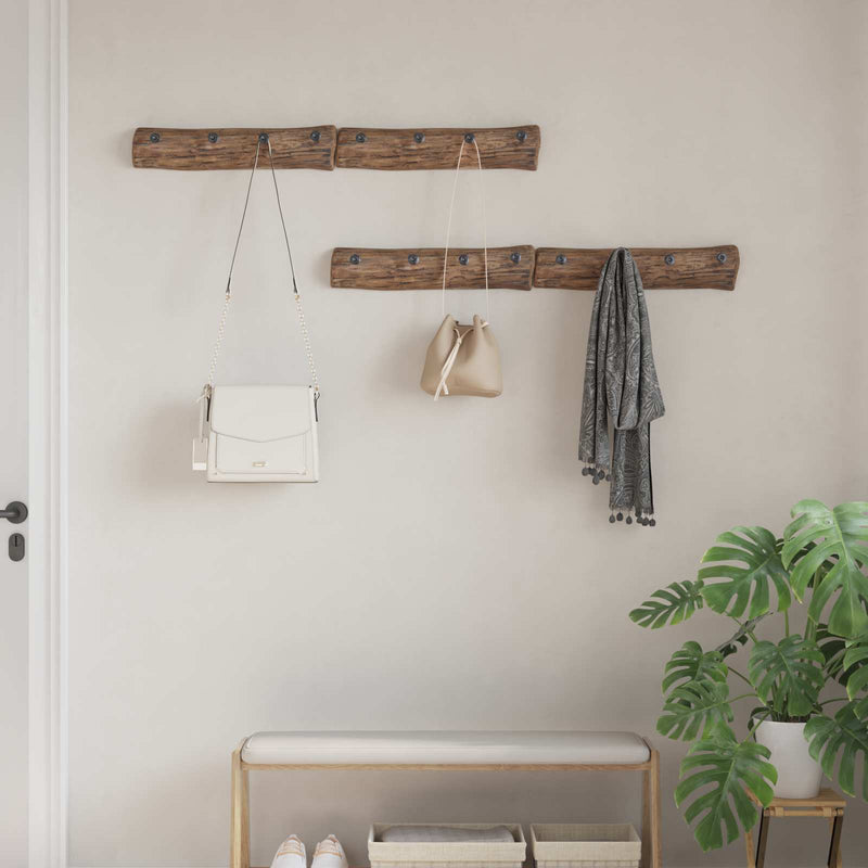 Load image into Gallery viewer, Vidaxl hanger bruin 50 x 8 x 12 cm massief gerecycled hout
