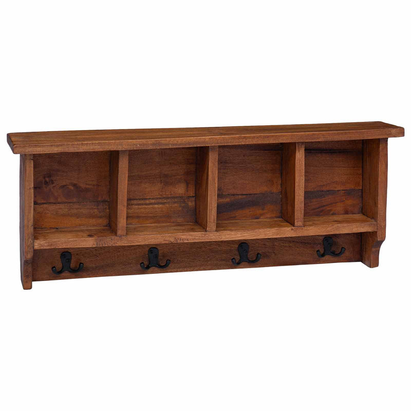 Load image into Gallery viewer, Vidaxl hanger bruin 70 x 11 x 27 cm massief mahoniehout
