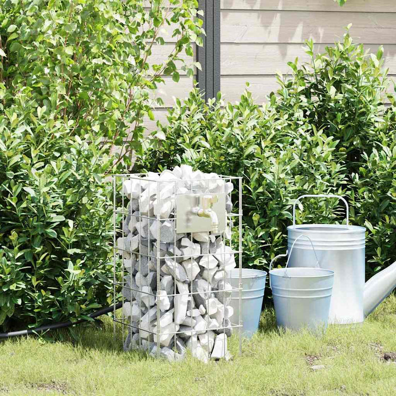 Load image into Gallery viewer, Vidaxl gabion kraan zilver 26 x 25 x 50 cm roestvrij staal
