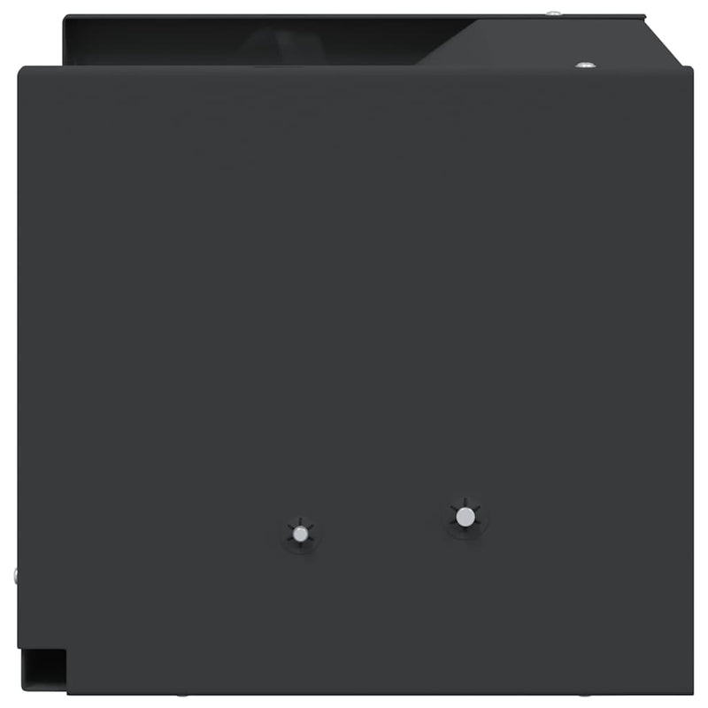 Load image into Gallery viewer, Vidaxl kogel trap box zwart 29 x 22 x 20 cm staal
