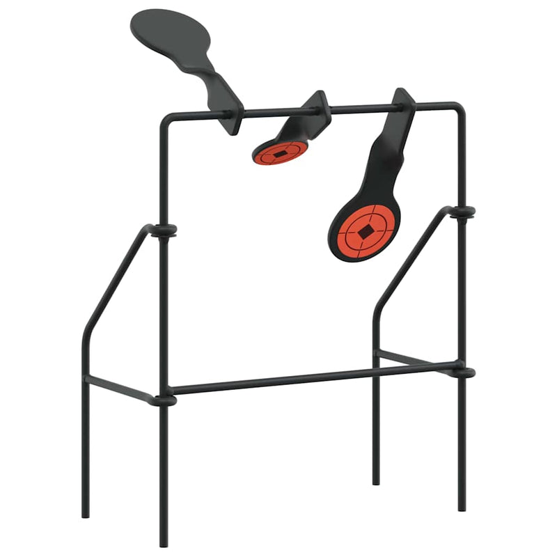 Load image into Gallery viewer, Vidaxl terugstellend doel zwart 26 x 13 x 31 cm staal
