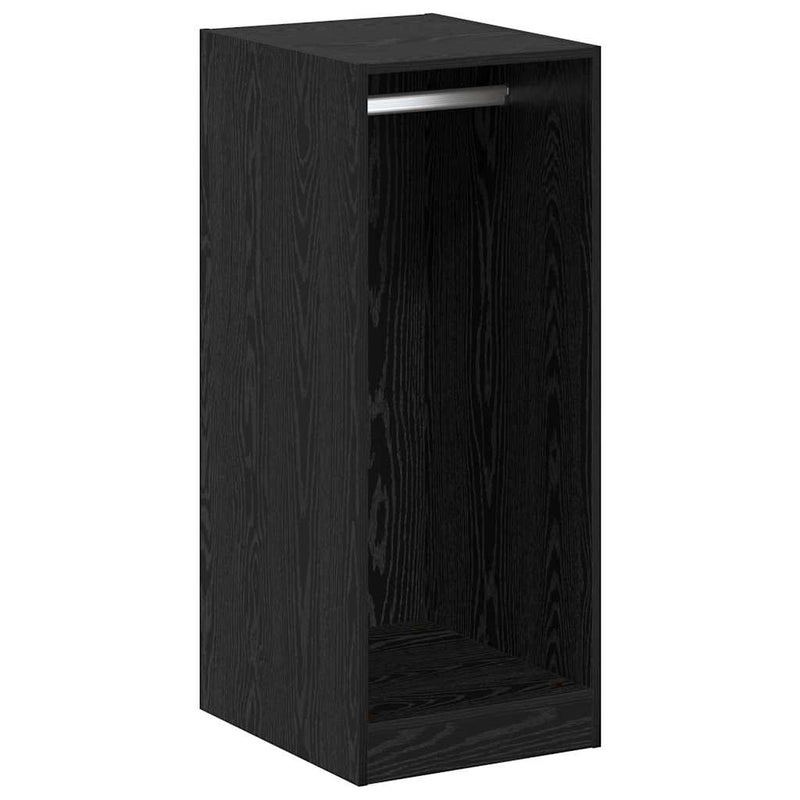 Load image into Gallery viewer, Vidaxl kledingkast met plank met opslag zwart eiken 41 x 48 x 102 cm
