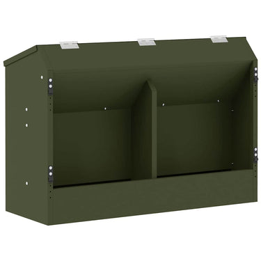 Vidaxl konijnenvoer olijf groen 64,5 x 25,5 x 45,5 cm