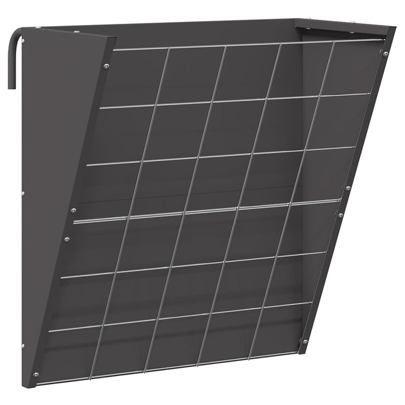 Load image into Gallery viewer, Vidaxl hangend hooi feeder zwart 61 x 33 x 66 cm koudgewalst staal
