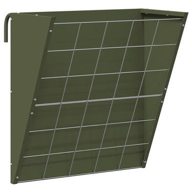 Vidaxl hangend hooi feeder olijf groen 61 x 33 x 66 cm