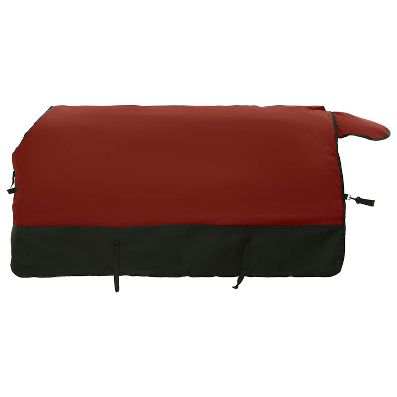 Load image into Gallery viewer, Vidaxl paardendeken bordeaux en zwart 95 cm polyester
