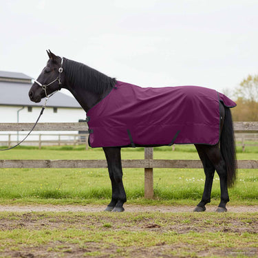 Vidaxl paardendeken donkergroen en zwart 95 cm polyester
