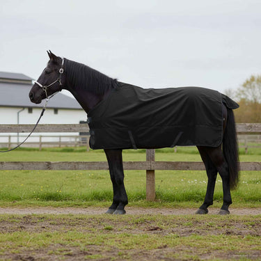 Vidaxl paardendeken donkergroen en zwart 75 cm polyester
