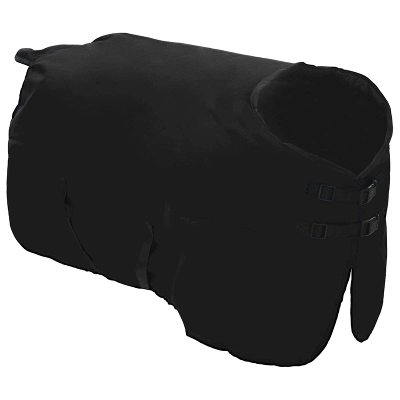 Load image into Gallery viewer, Vidaxl paardendeken donkergroen en zwart 85 cm polyester
