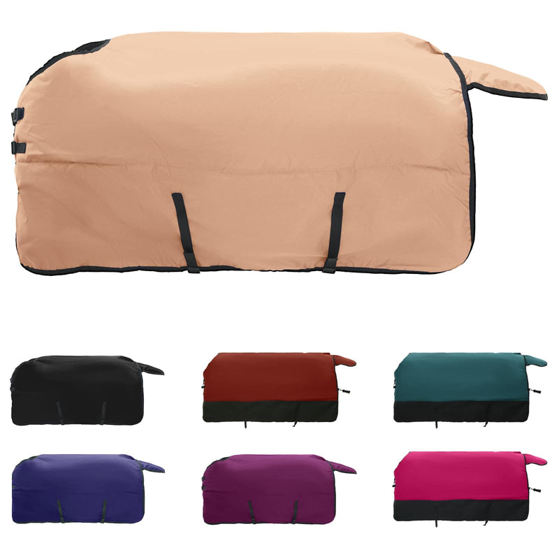 Load image into Gallery viewer, Vidaxl paardendeken cappuccino 125 cm polyester
