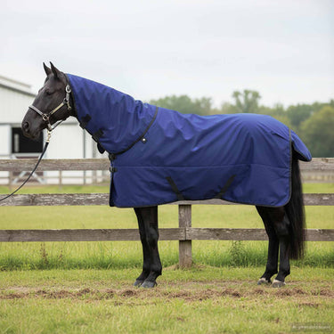 Vidaxl paardendeken donkergroen en zwart 75 cm polyester