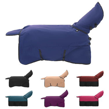 Vidaxl paardendeken donkergroen en zwart 95 cm polyester