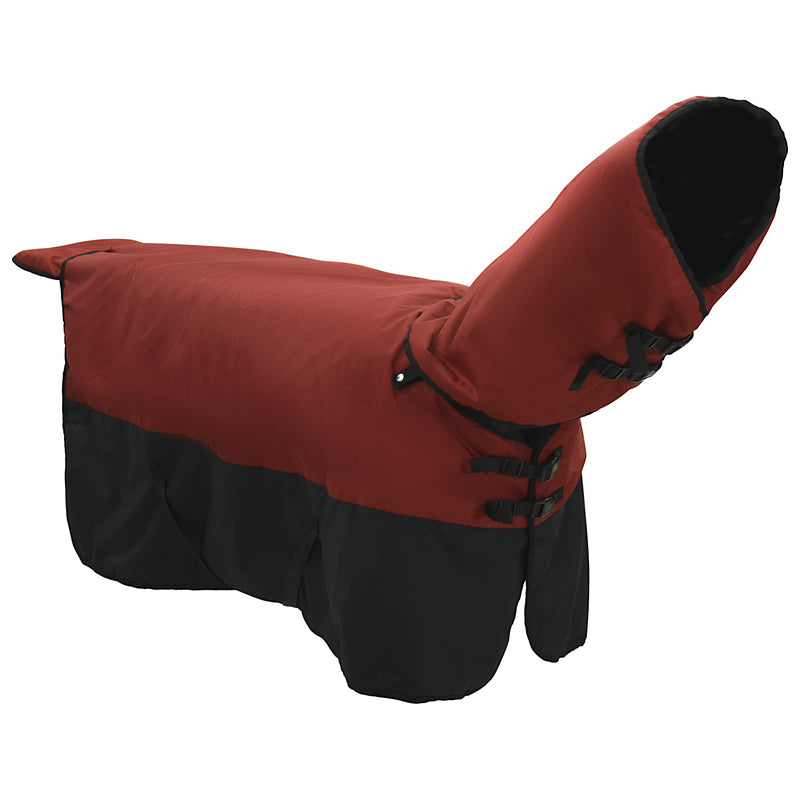 Load image into Gallery viewer, Vidaxl paardendeken donkergroen en zwart 85 cm polyester
