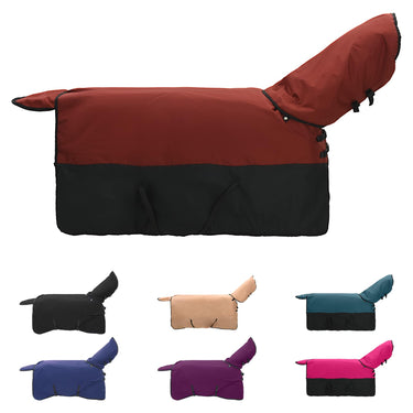 Vidaxl paardendeken donkergroen en zwart 165 cm polyester
