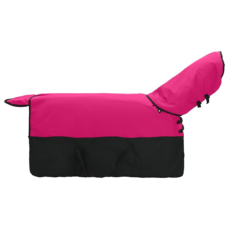 Load image into Gallery viewer, Vidaxl paardendeken roze en zwart 115 cm polyester
