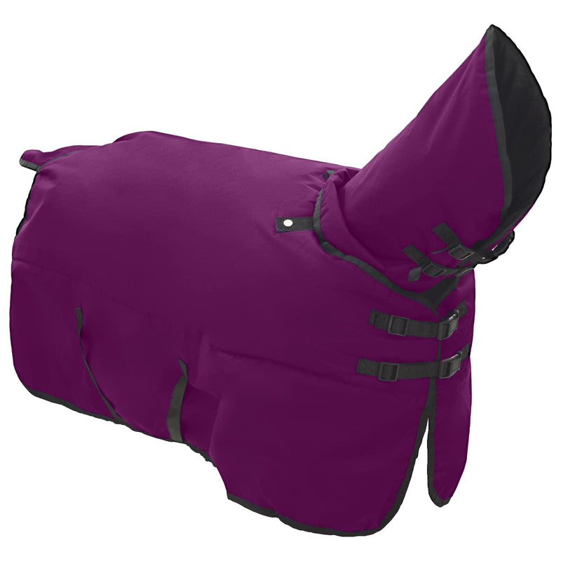 Load image into Gallery viewer, Vidaxl paardendeken donkergroen en zwart 115 cm polyester
