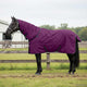 Vidaxl paardendeken donkergroen en zwart 155 cm polyester