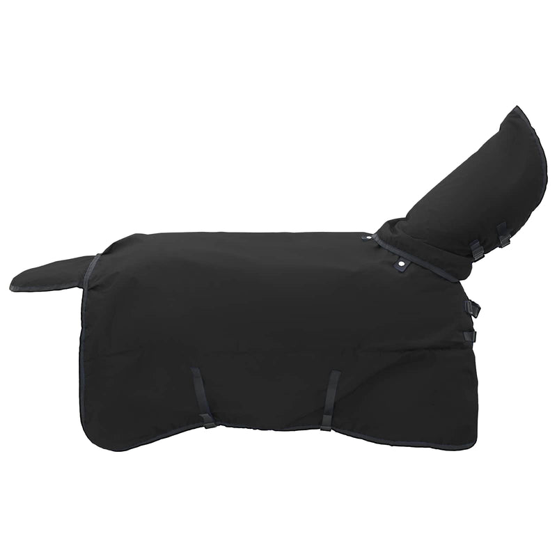 Load image into Gallery viewer, Vidaxl paardendeken volledig zwart 135 cm polyester
