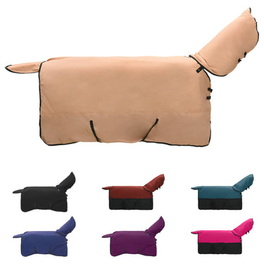 Vidaxl paardendeken cappuccino 95 cm polyester