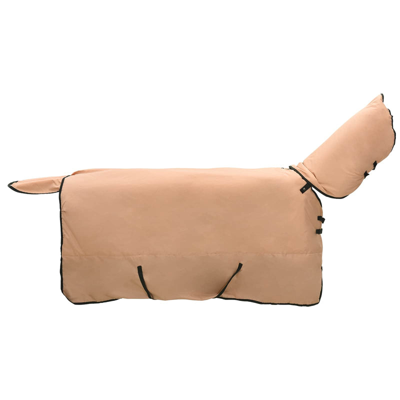 Load image into Gallery viewer, Vidaxl paardendeken cappuccino 145 cm polyester
