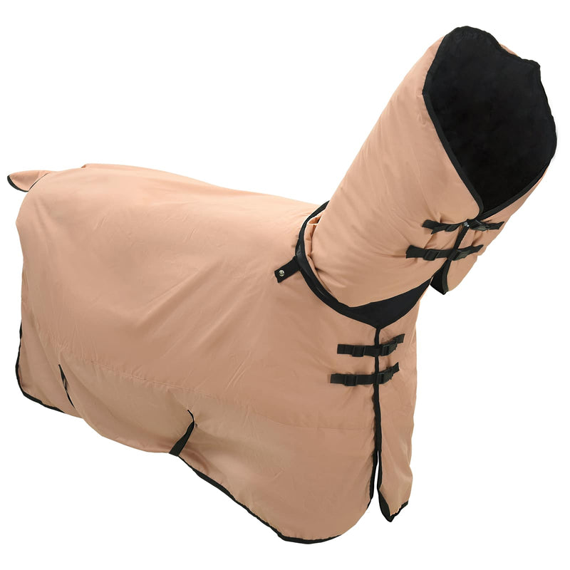 Load image into Gallery viewer, Vidaxl paardendeken cappuccino 145 cm polyester
