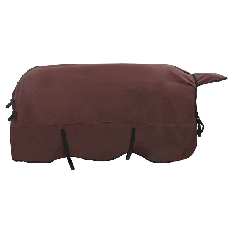 Load image into Gallery viewer, Vidaxl paardendeken volledig donkerbruin 145 cm polyester fleece
